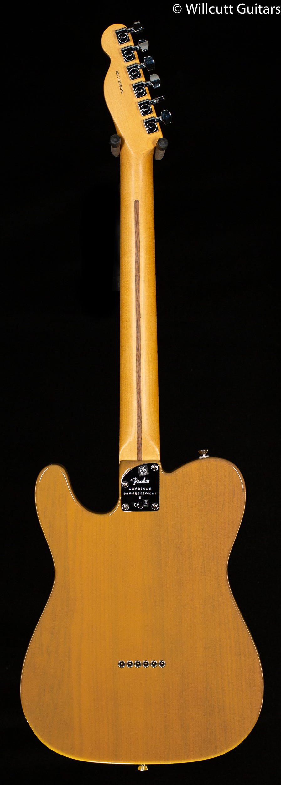 Fender American Professional II Telecaster, Maple Fingerboard, Butterscotch Blonde (370)