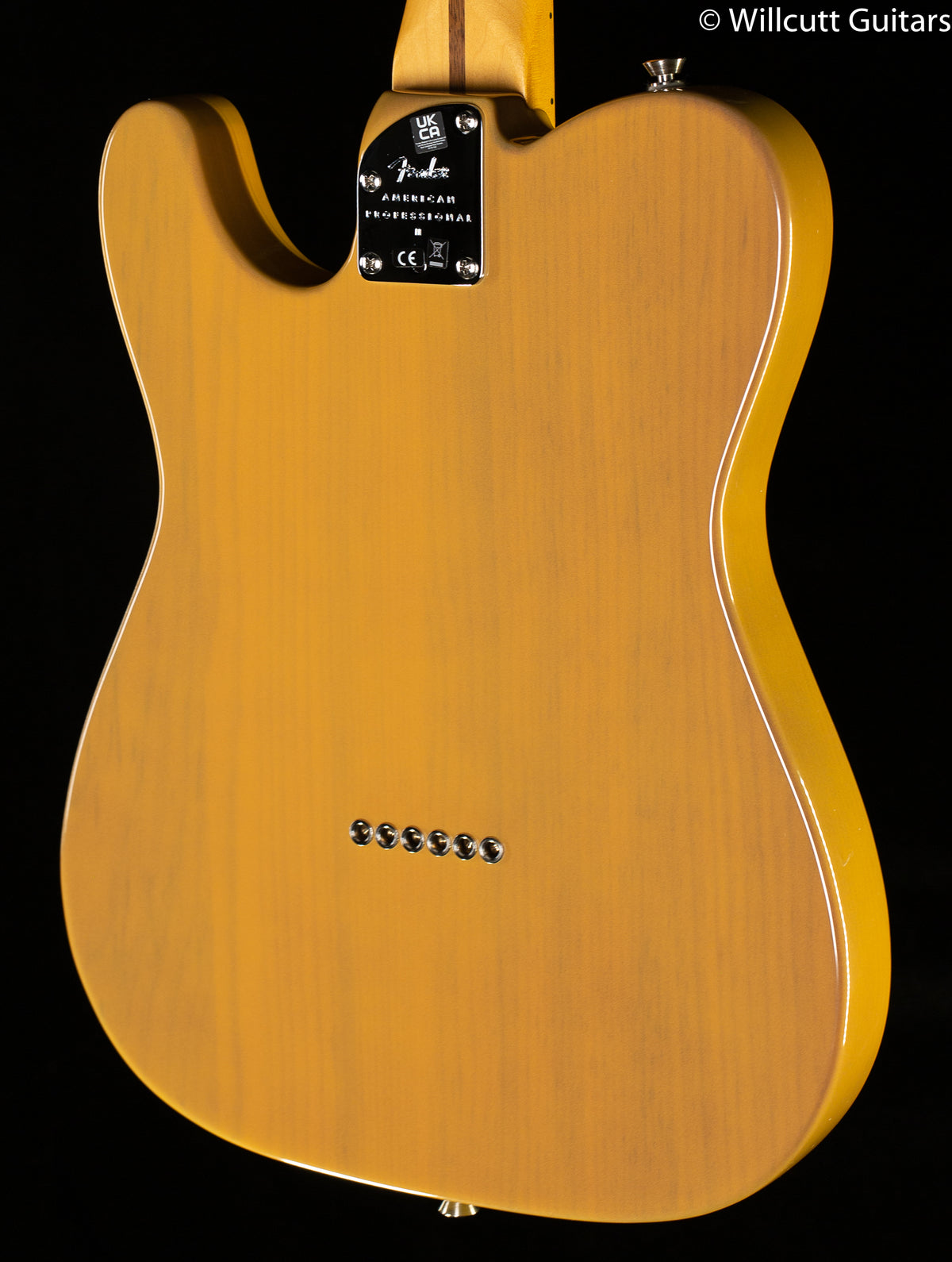 Fender American Professional II Telecaster, Maple Fingerboard, Butterscotch Blonde (370)