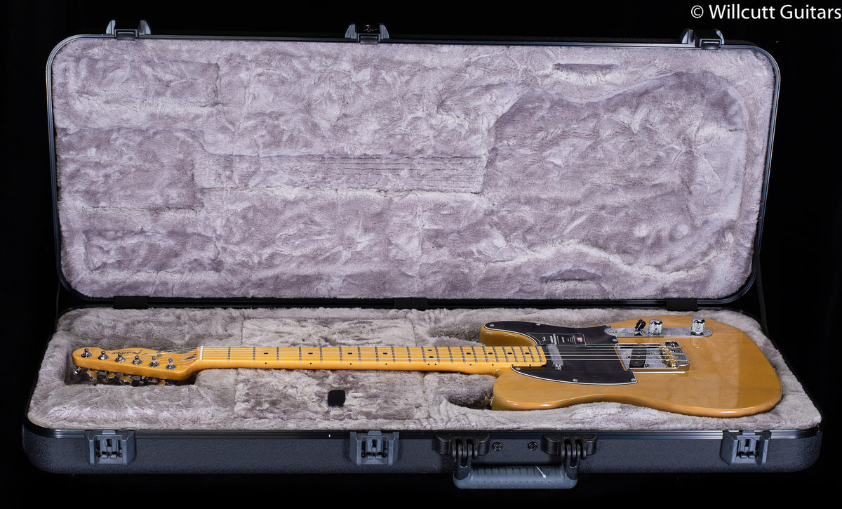 Fender American Professional II Telecaster, Maple Fingerboard, Butterscotch Blonde (370)