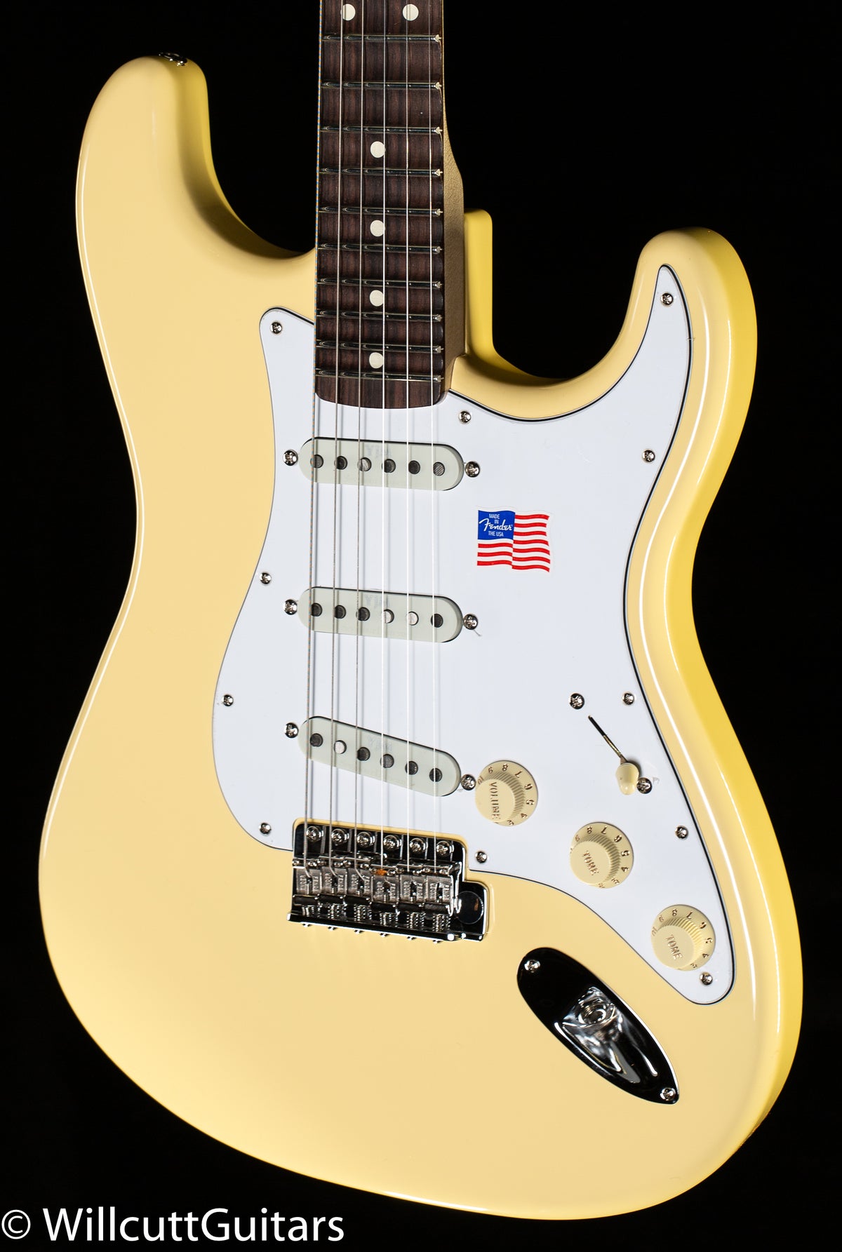 Fender Yngwie Malmsteen Stratocaster Scalloped Rosewood Fingerboard Vintage White (681)