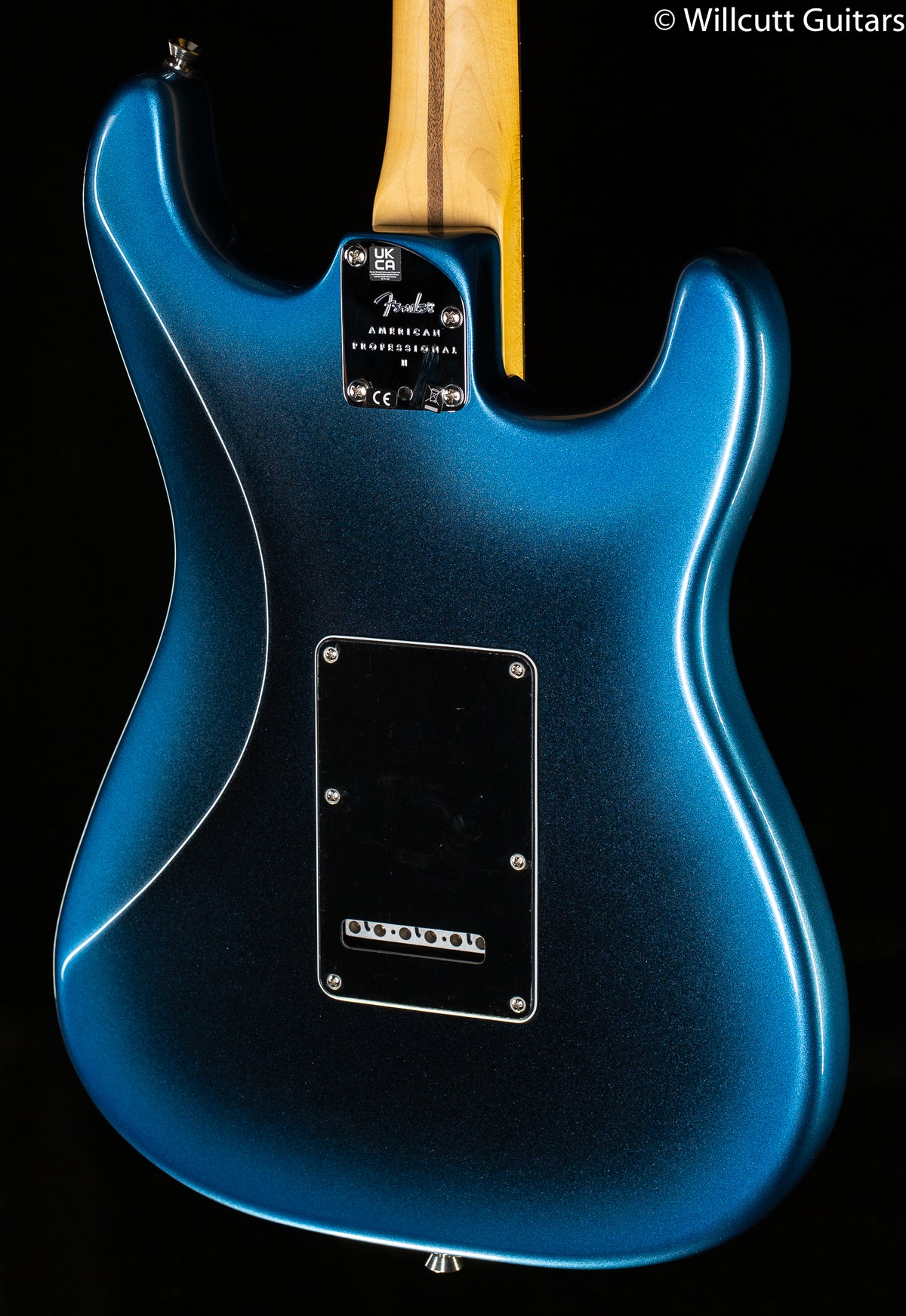 Fender American Professional II Stratocaster Left-Hand Rosewood Fingerboard Dark Night (843)