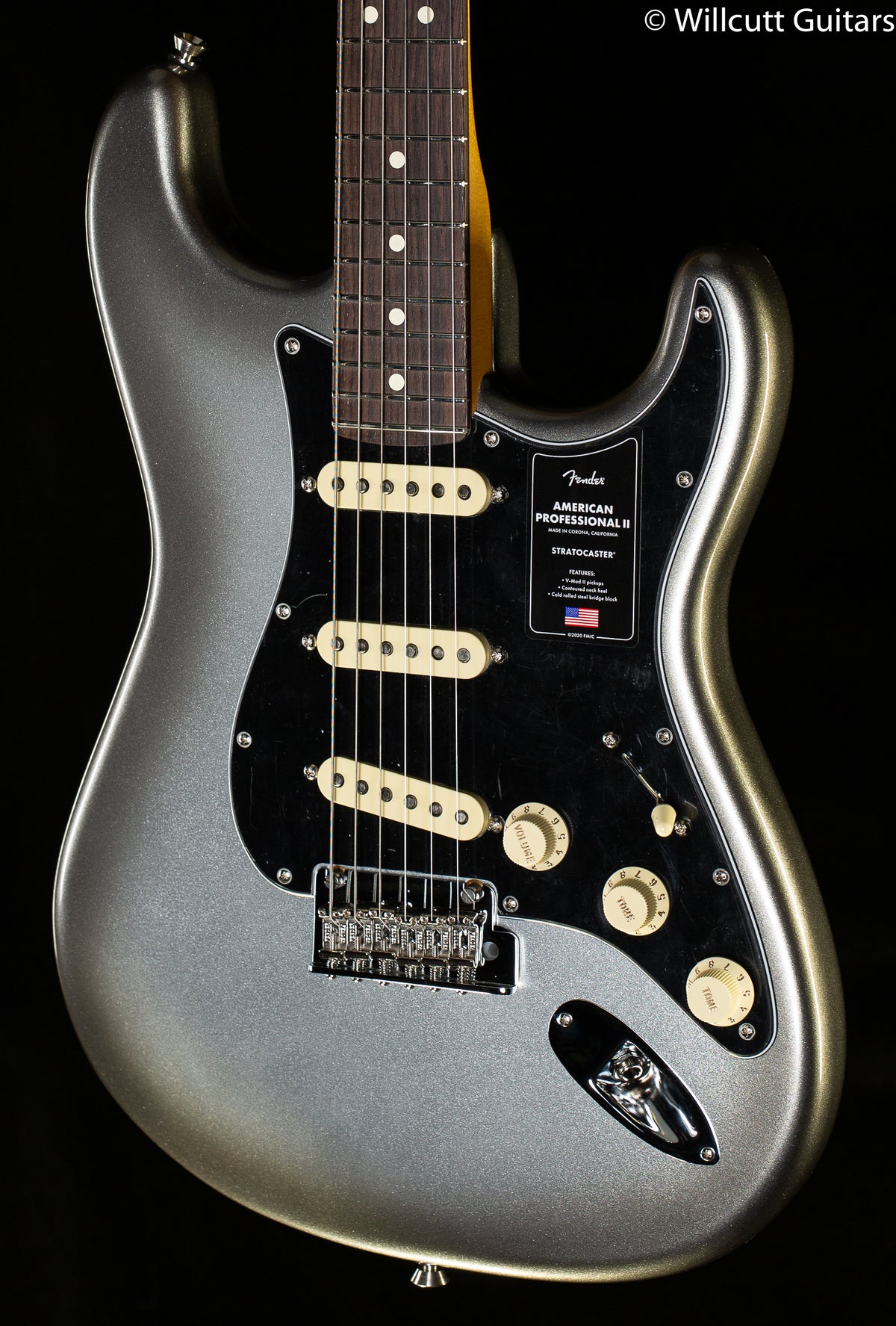 Fender American Professional II Stratocaster Mercury Rosewood Fingerboard (211)