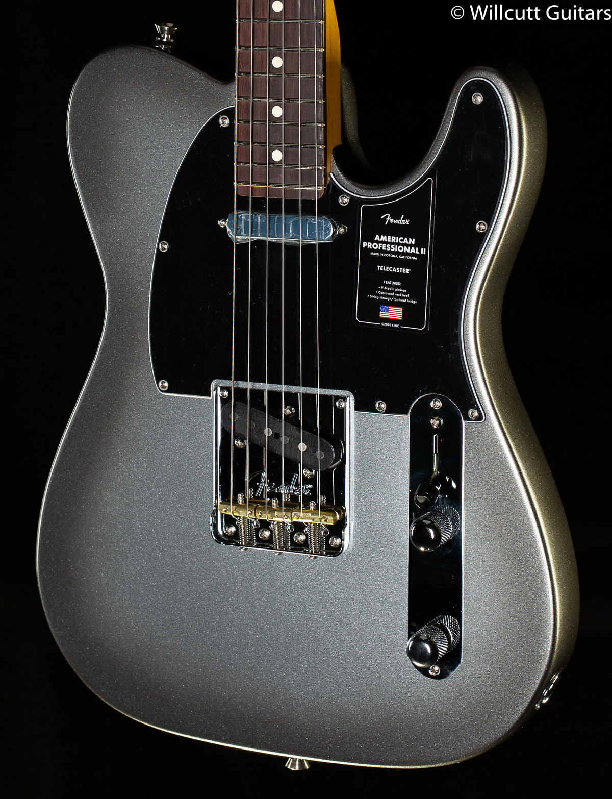 Fender American Professional II Telecaster Mercury Rosewood Fingerboard (824)