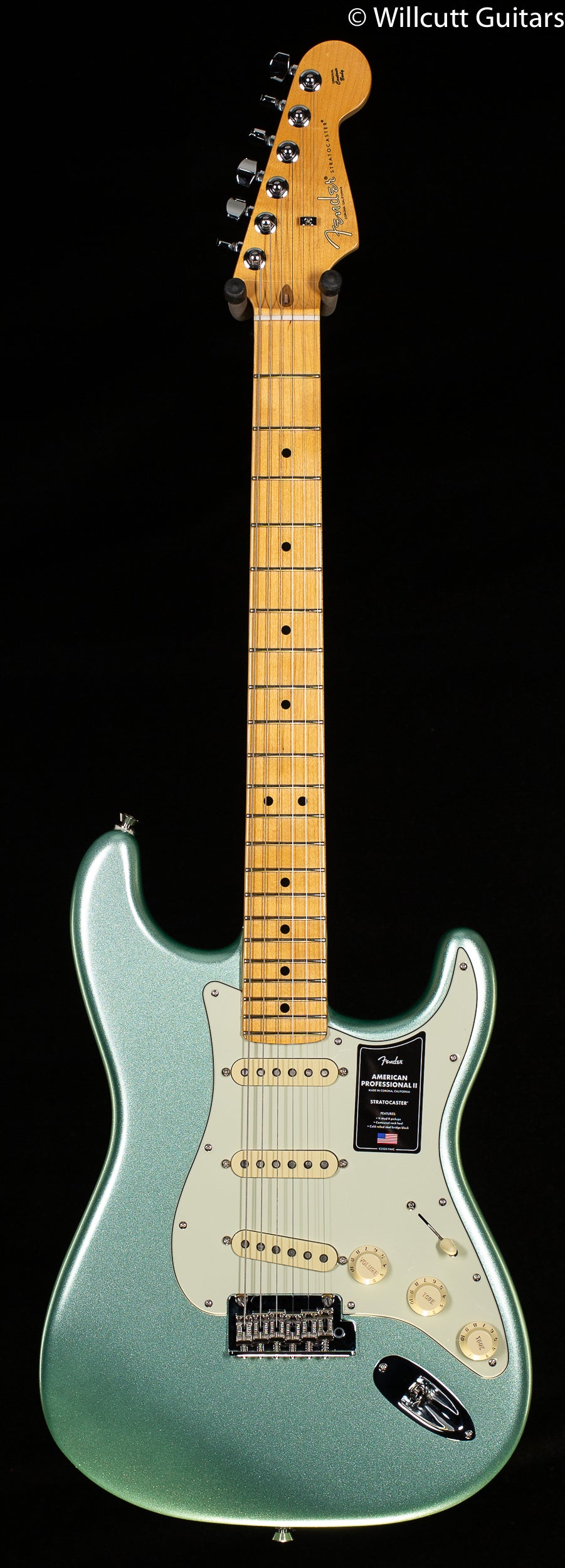 Fender American Professional II Stratocaster Mystic Surf Green Maple Fingerboard (219)