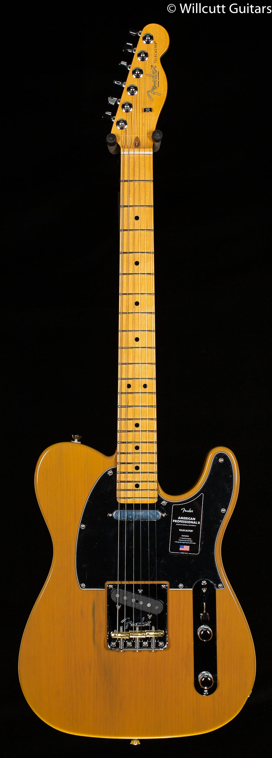 Fender American Professional II Telecaster Maple Fingerboard Butterscotch Blonde (871)