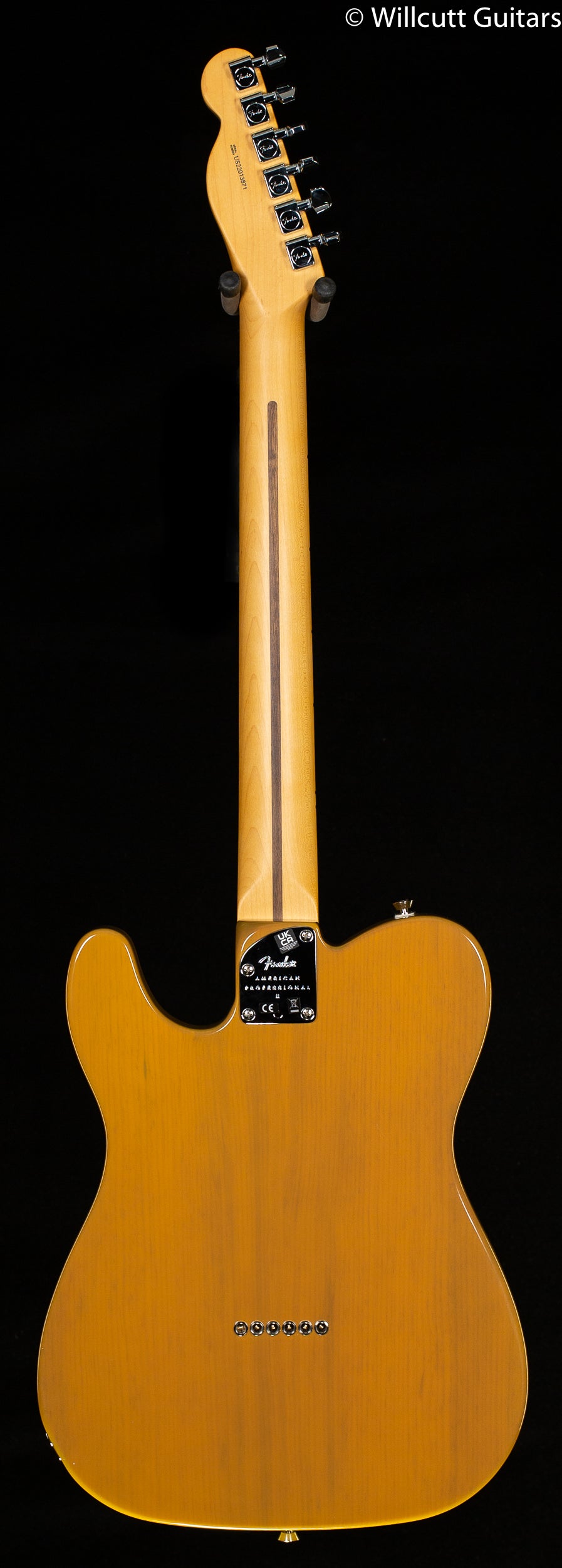 Fender American Professional II Telecaster Maple Fingerboard Butterscotch Blonde (871)