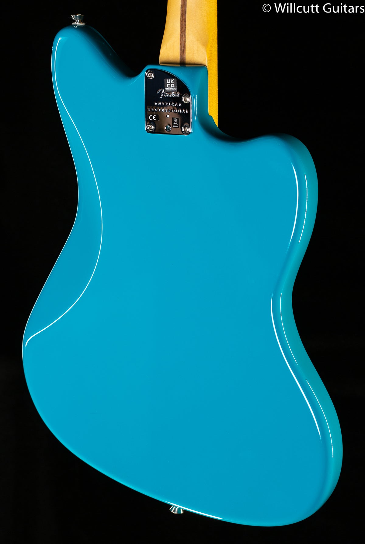 Fender American Professional II Jazzmaster Miami Blue Maple Fingerboard Left-Hand (341)