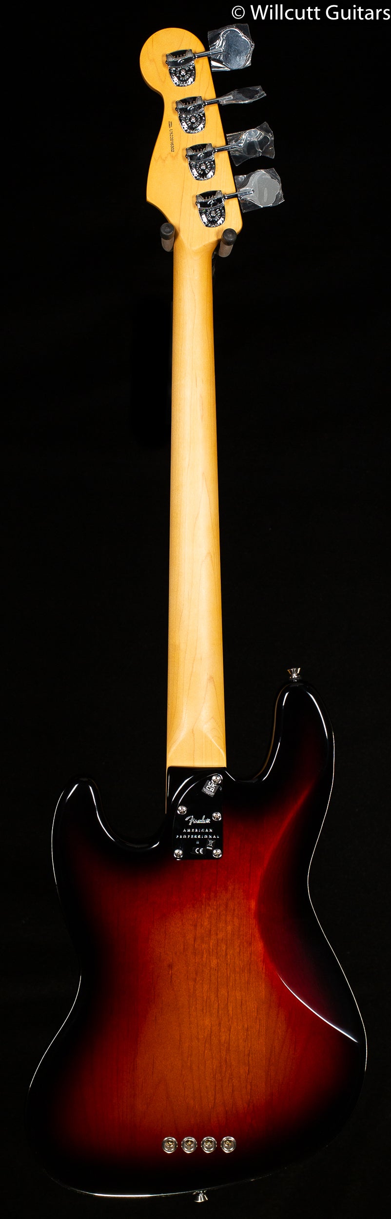 Fender American Professional II Jazz Bass, Rosewood Fingerboard, 3-Color Sunburst (302)
