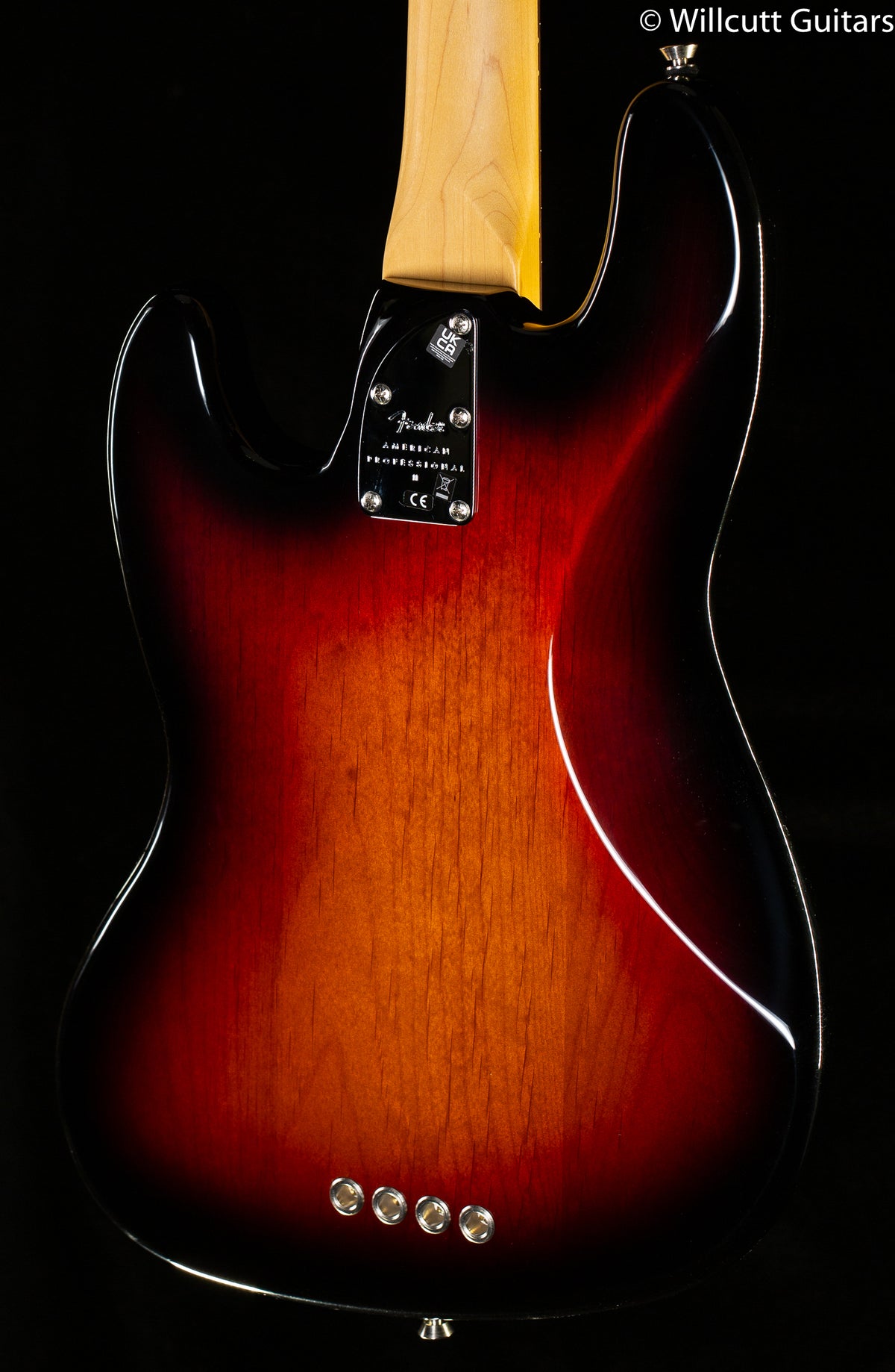 Fender American Professional II Jazz Bass, Rosewood Fingerboard, 3-Color Sunburst (302)