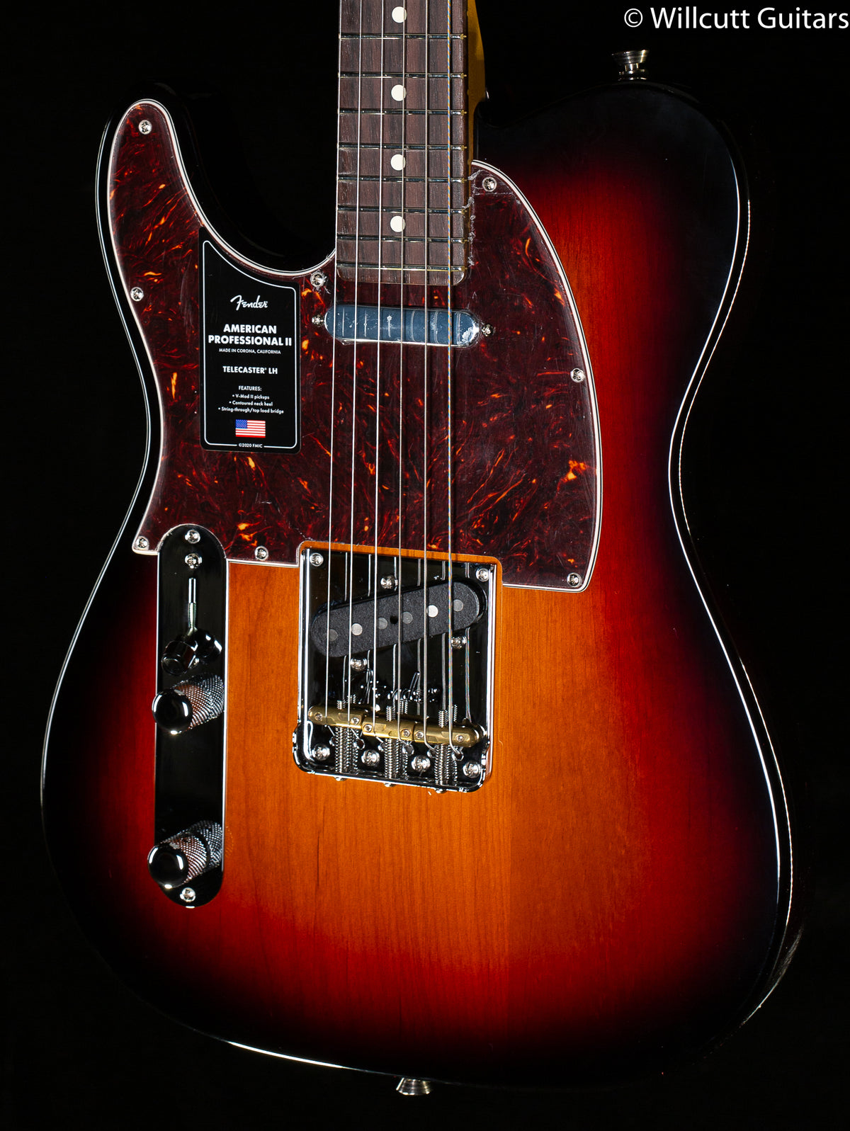 Fender  American Professional II Telecaster Rosewood Fingerboard 3-Color Sunburst Left-Hand (342)