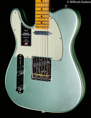 Fender American Professional II Telecaster Maple Fingerboard Mystic Surf Green Left-Hand (924)
