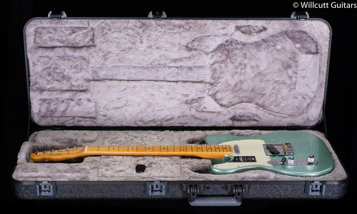 Fender American Professional II Telecaster Maple Fingerboard Mystic Surf Green Left-Hand (924)