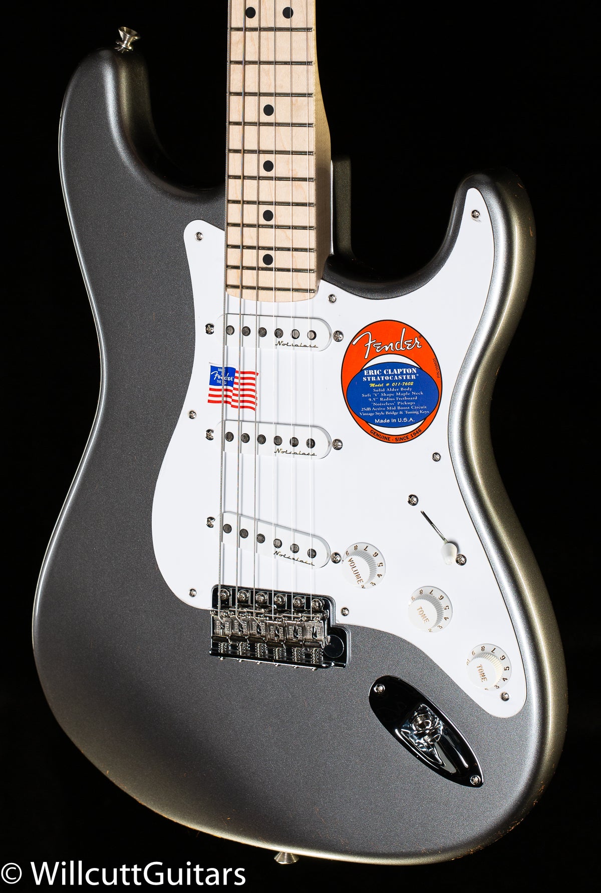 Fender Eric Clapton Stratocaster Maple Fingerboard Pewter (811)