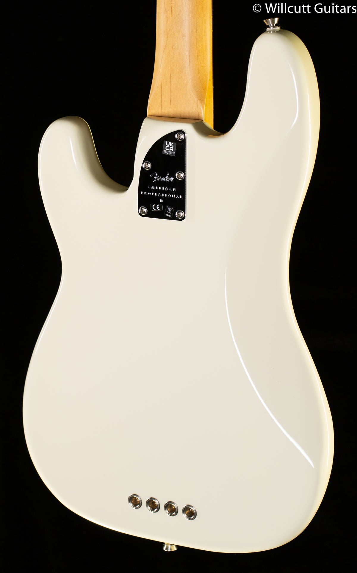 Fender American Professional II Precision Bass, Rosewood Fingerboard, Olympic White (955) Bass Guitar