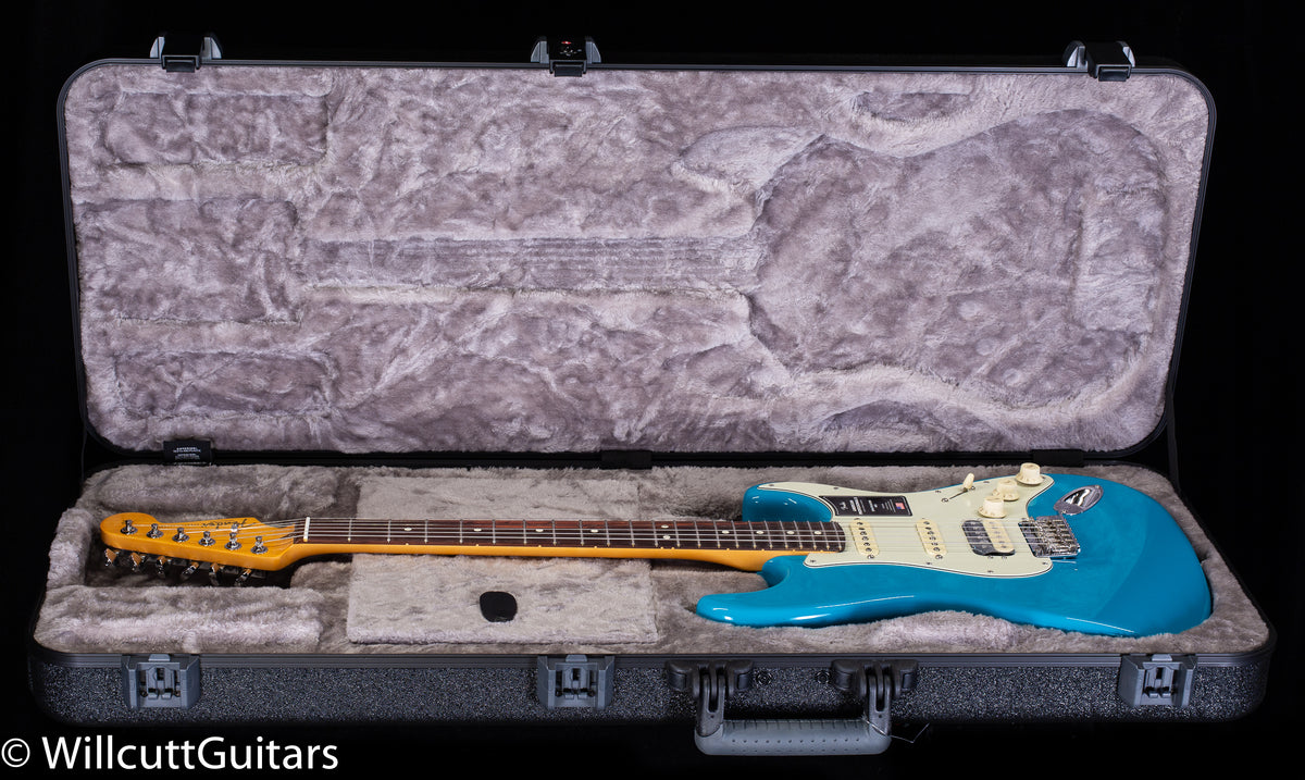 Fender American Professional II Stratocaster HSS, Rosewood Fingerboard, Miami Blue (609)