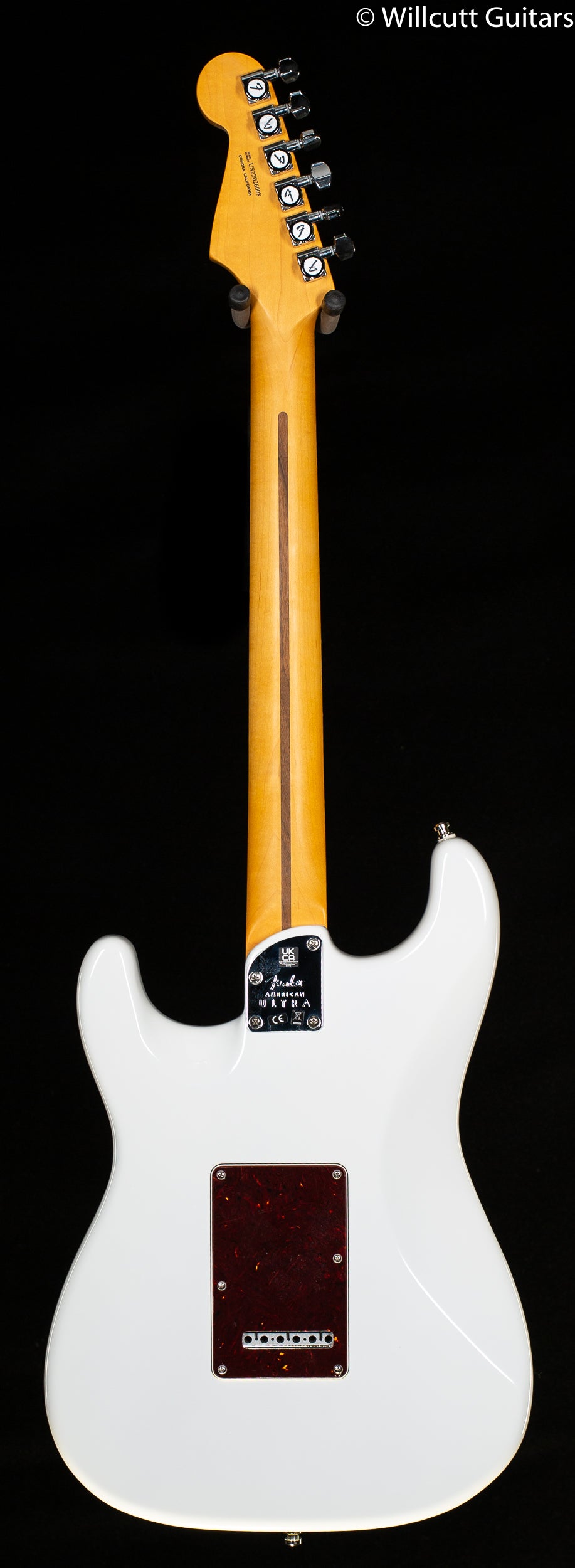 Fender American Ultra Stratocaster Arctic Pearl Rosewood Fingerboard (008)