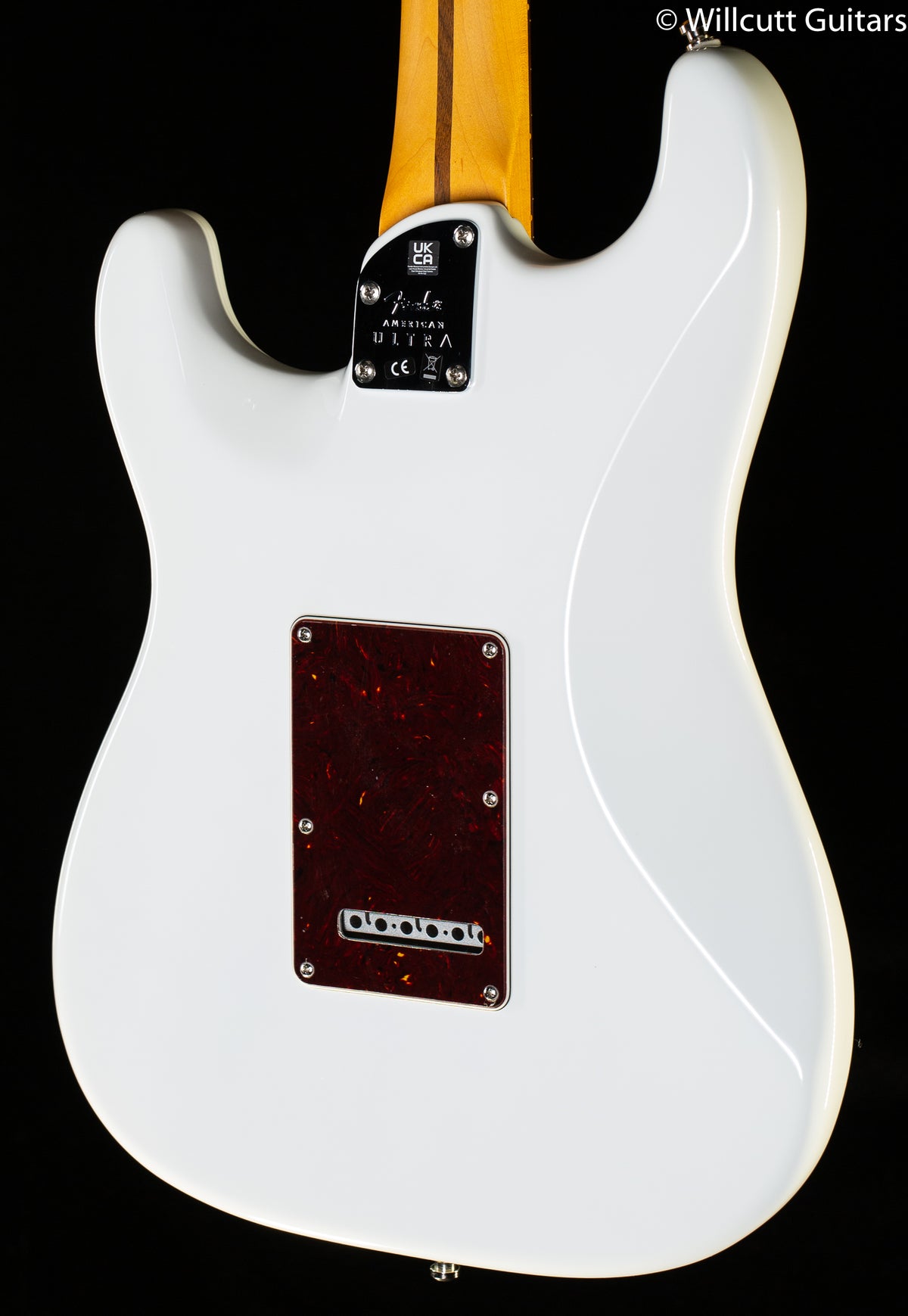 Fender American Ultra Stratocaster Arctic Pearl Rosewood Fingerboard (008)
