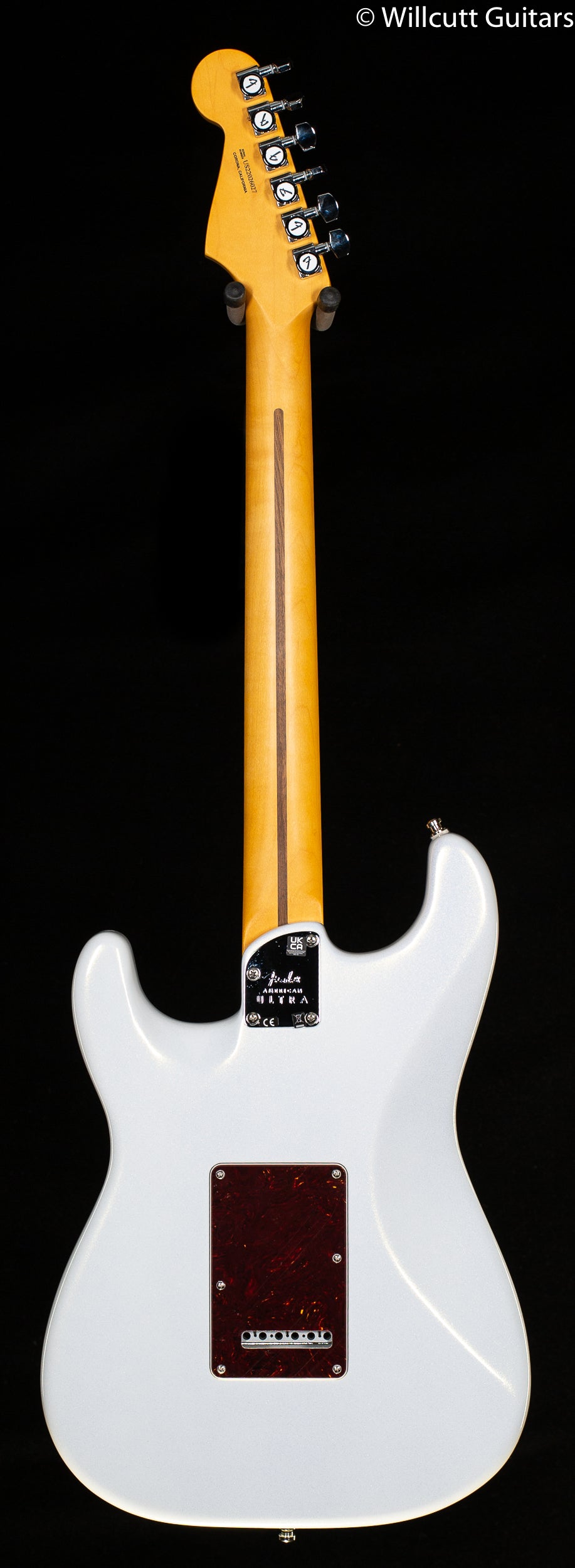 Fender American Ultra Stratocaster Arctic Pearl Rosewood Fingerboard (027)