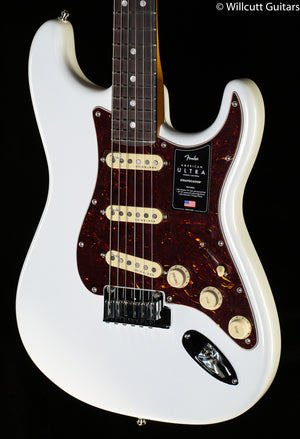 Fender American Ultra Stratocaster Arctic Pearl Rosewood Fingerboard (027)