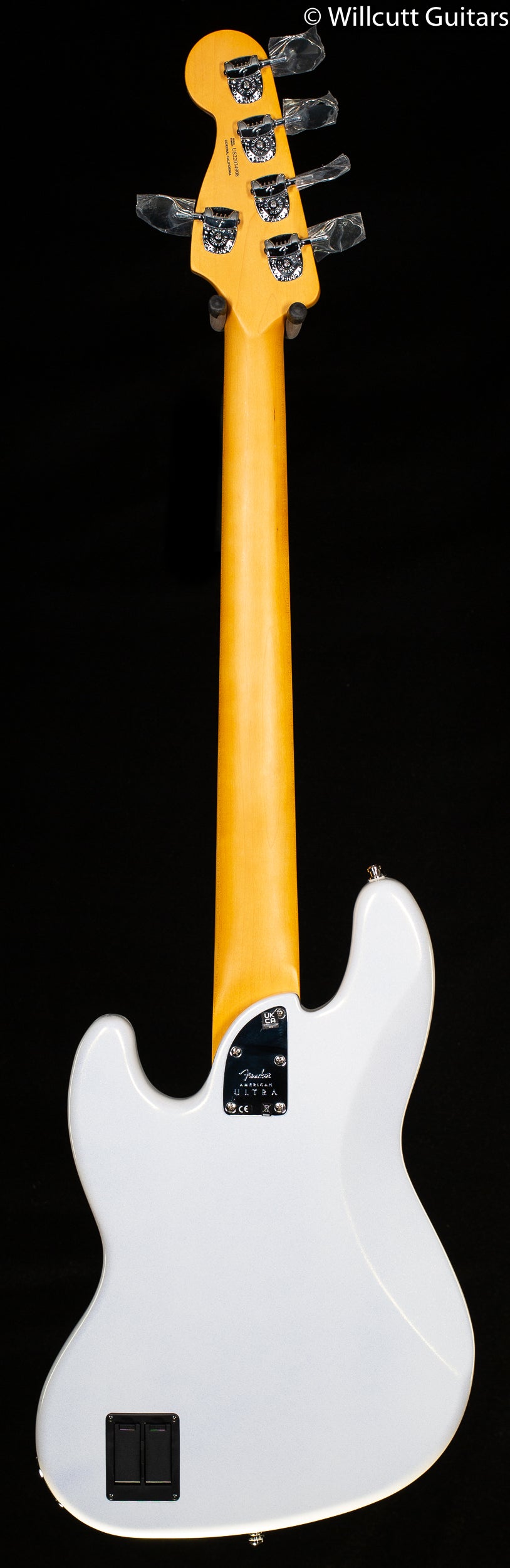 Fender American Ultra Jazz Bass V Maple Fingerboard Arctic Pearl (908)