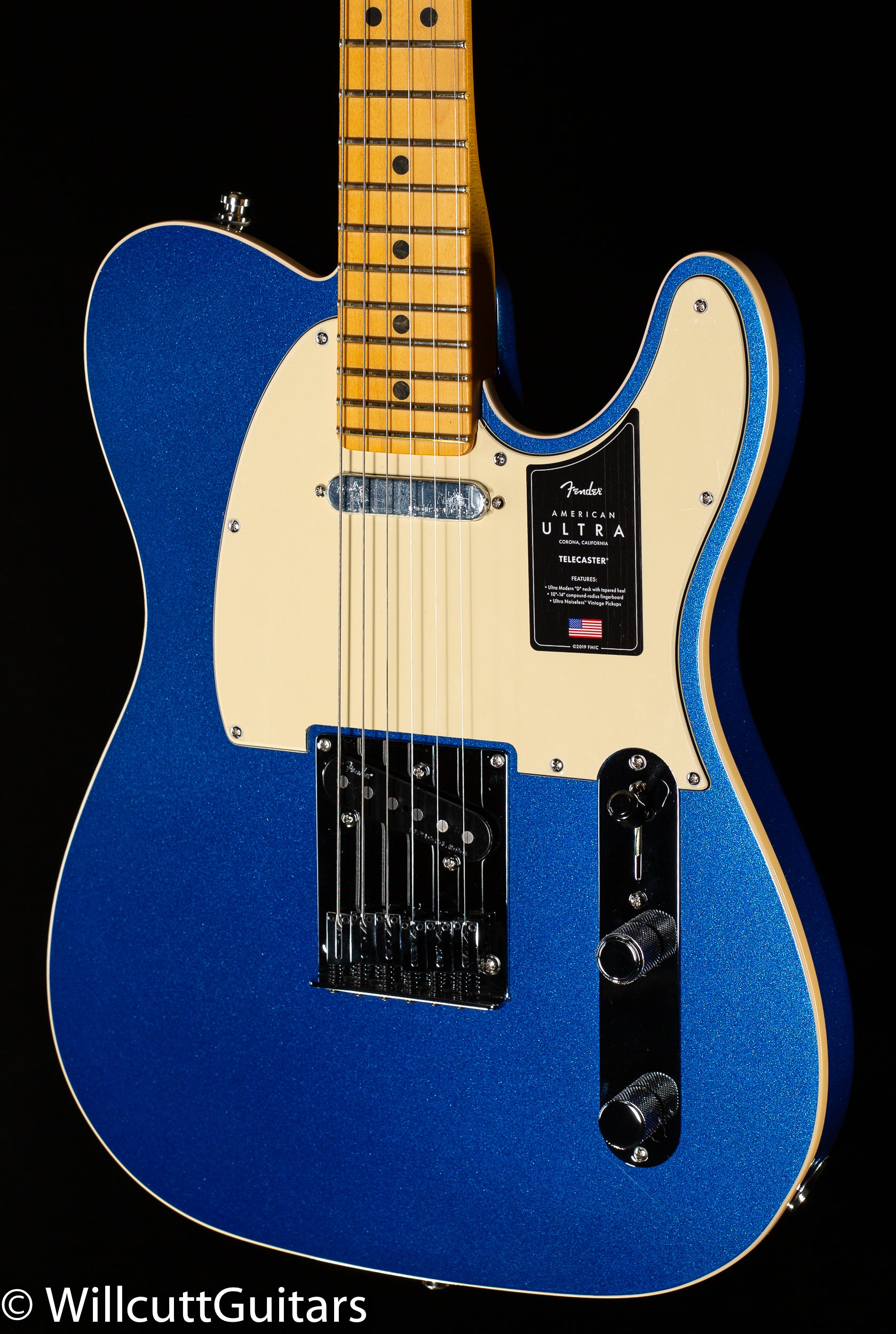 Fender American Ultra Telecaster Maple Fingerboard Cobra Blue (833 