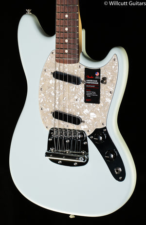 Fender American Performer Mustang Rosewood Fingerboard Sonic Blue (007)