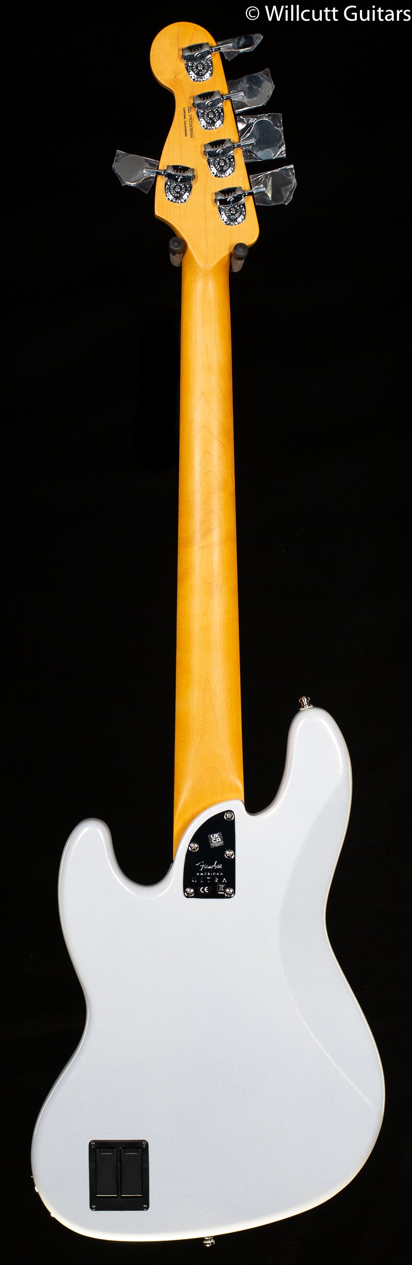 Fender American Ultra Jazz Bass V Maple Fingerboard Arctic Pearl (046)