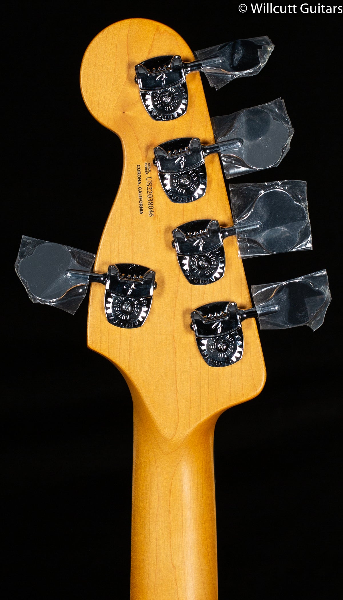 Fender American Ultra Jazz Bass V Maple Fingerboard Arctic Pearl (046)