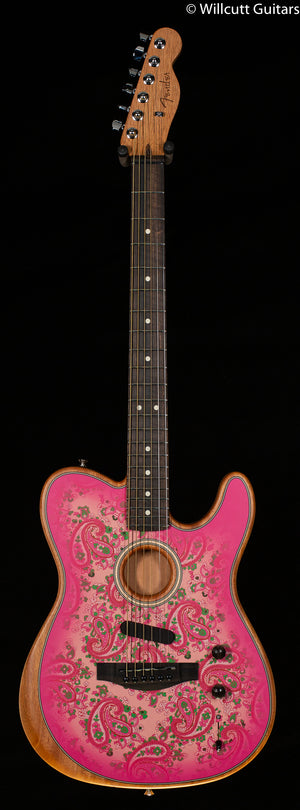 Fender American Acoustasonic Telecaster Pink Paisley