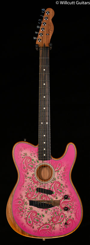 Fender American Acoustasonic Telecaster Pink Paisley