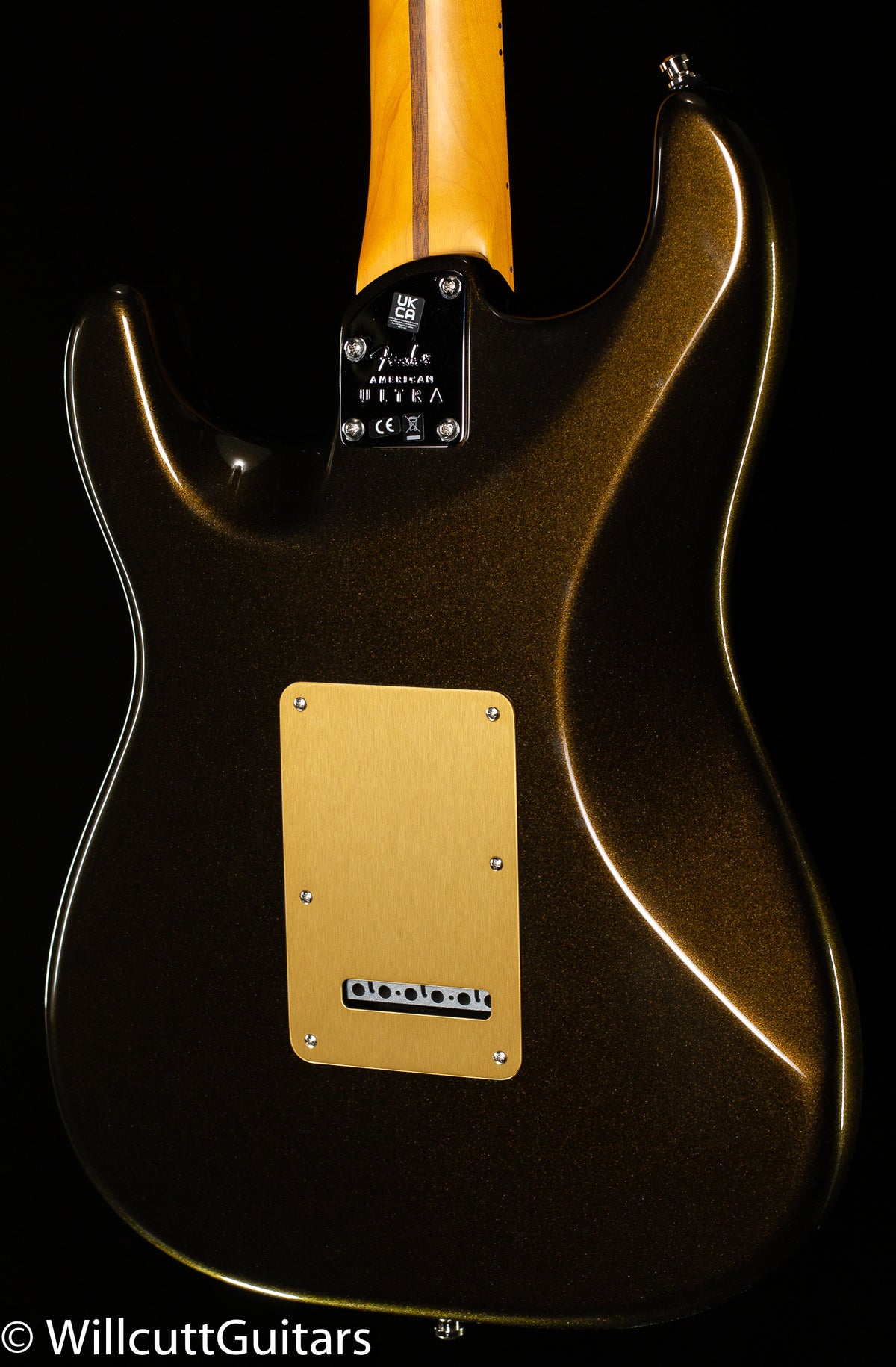 Fender American Ultra Stratocaster HSS Maple Fingerboard Texas Tea (148)