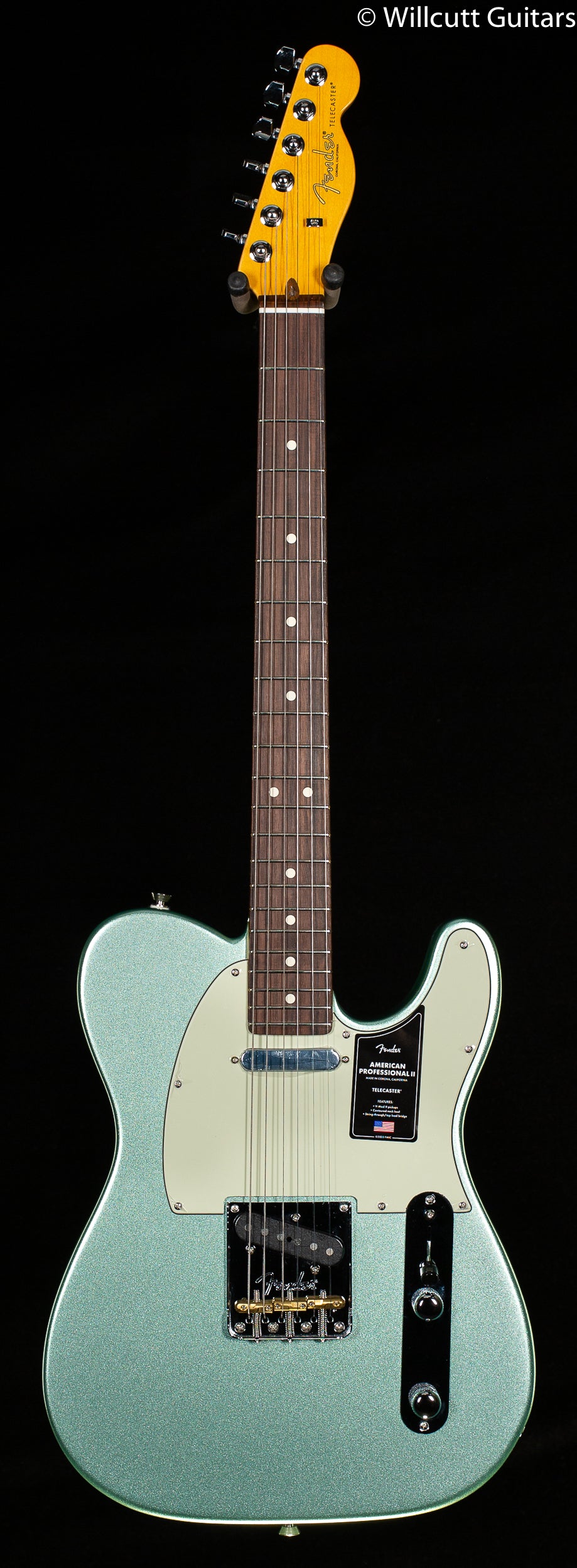 Fender American Professional II Telecaster, Rosewood Fingerboard, Mystic Surf Green (124)