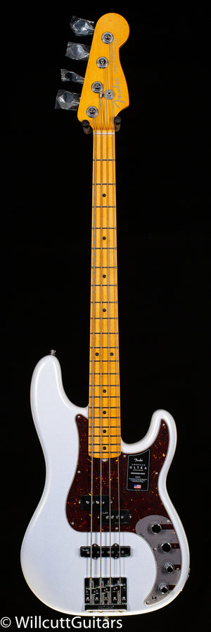 Fender American Ultra Precision Bass Maple Fingerboard Arctic Pearl (965)