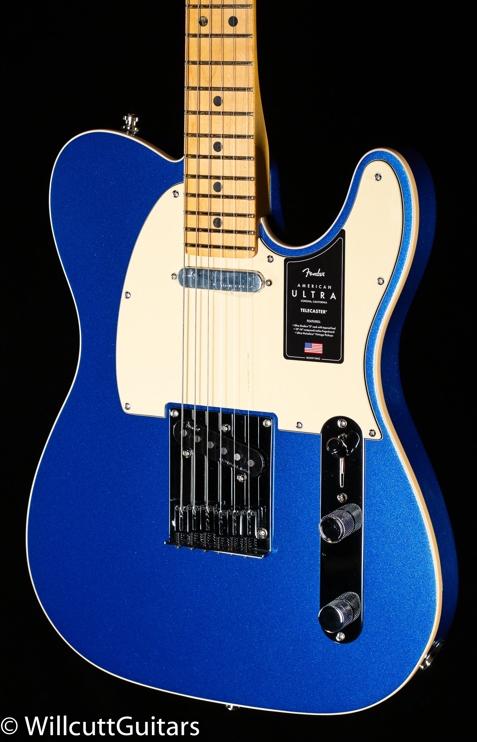 Fender American Ultra Telecaster Maple Fingerboard Cobra Blue (372 