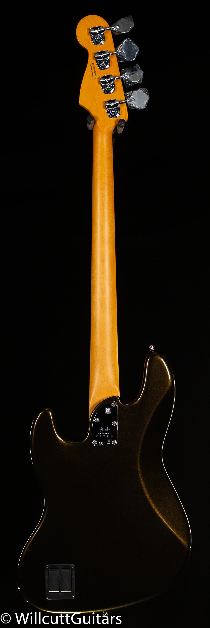 Fender American Ultra Jazz Bass Maple Fingerboard Texas Tea (934)