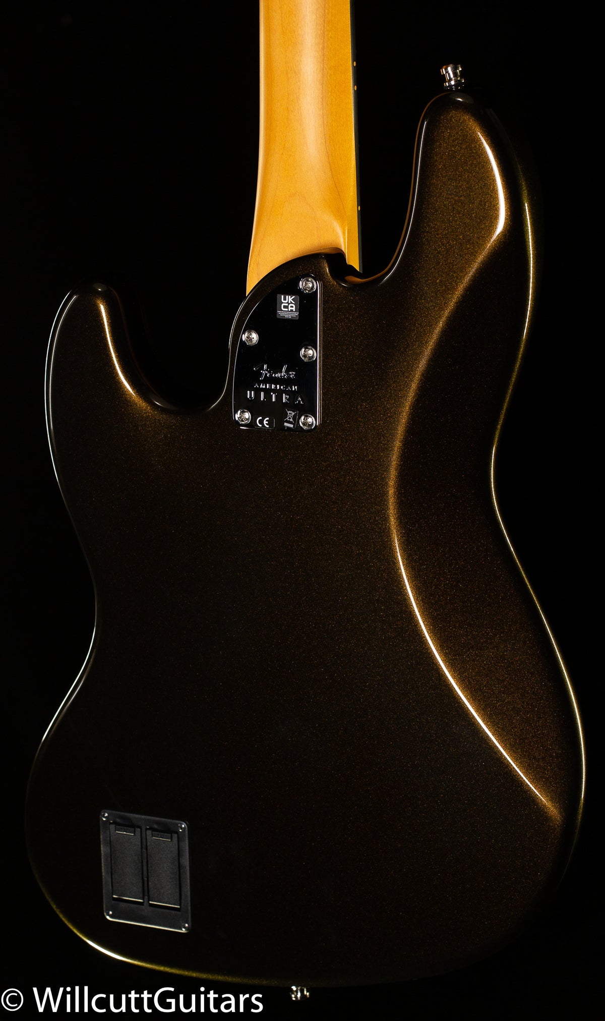 Fender American Ultra Jazz Bass Maple Fingerboard Texas Tea (934)