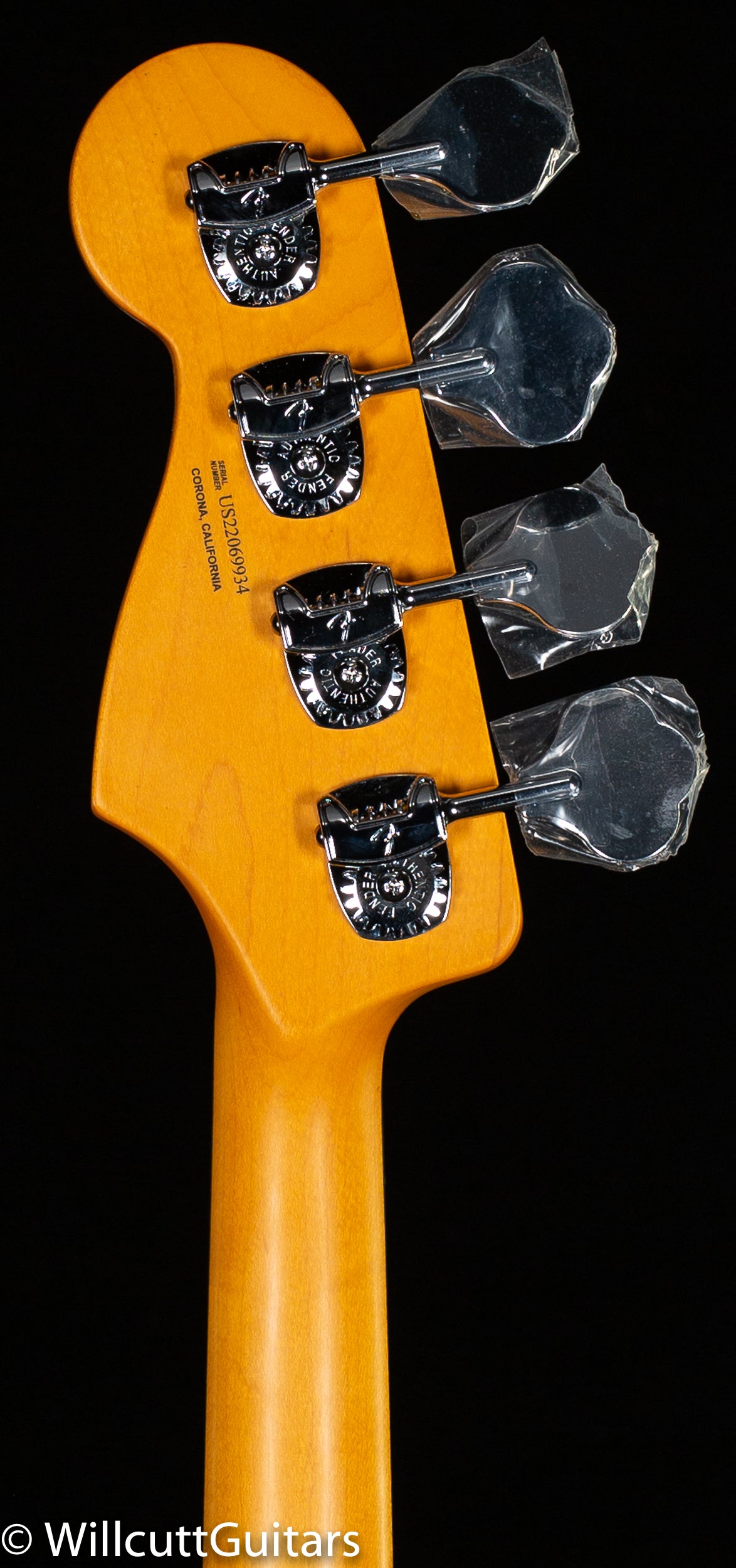 Fender American Ultra Jazz Bass Maple Fingerboard Texas Tea (934)