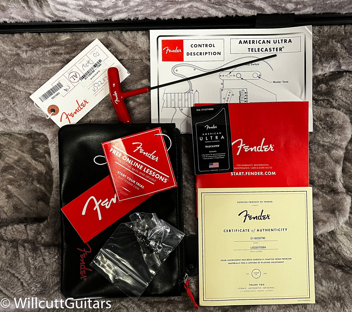 Fender American Ultra Telecaster Rosewood Fingerboard Texas Tea (564)