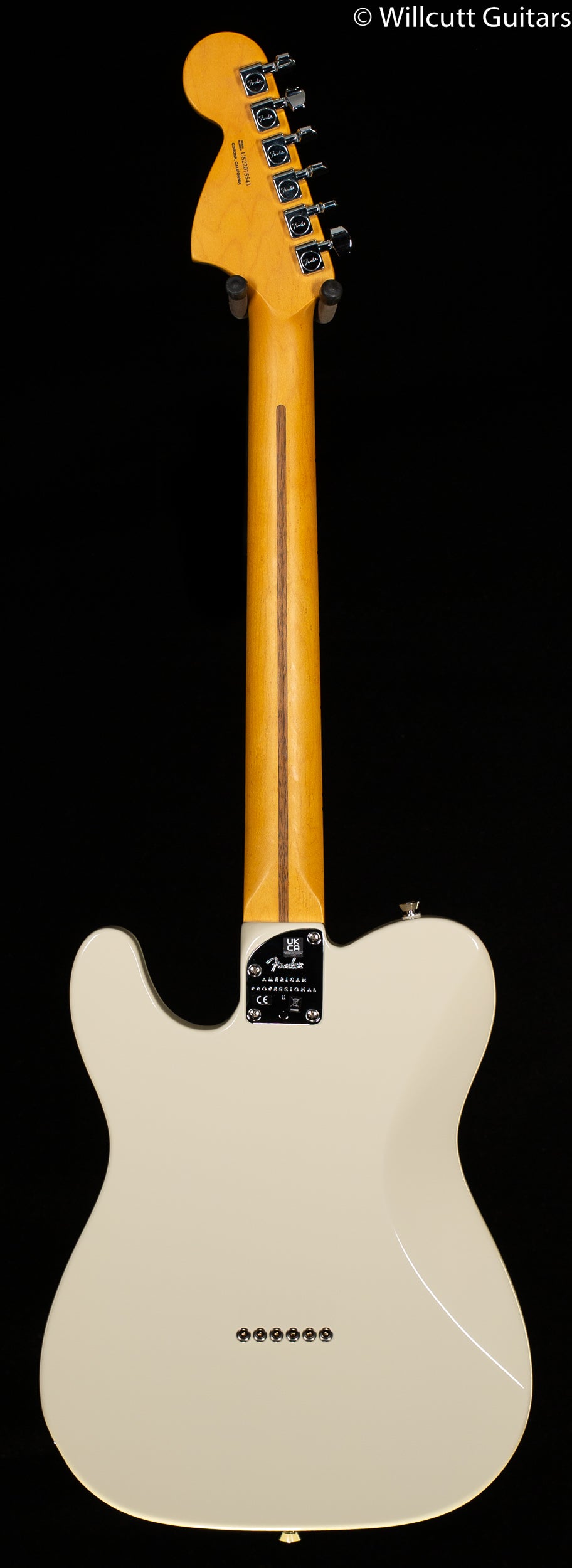 Fender American Professional II Telecaster Deluxe Maple Fingerboard Olympic White (543)