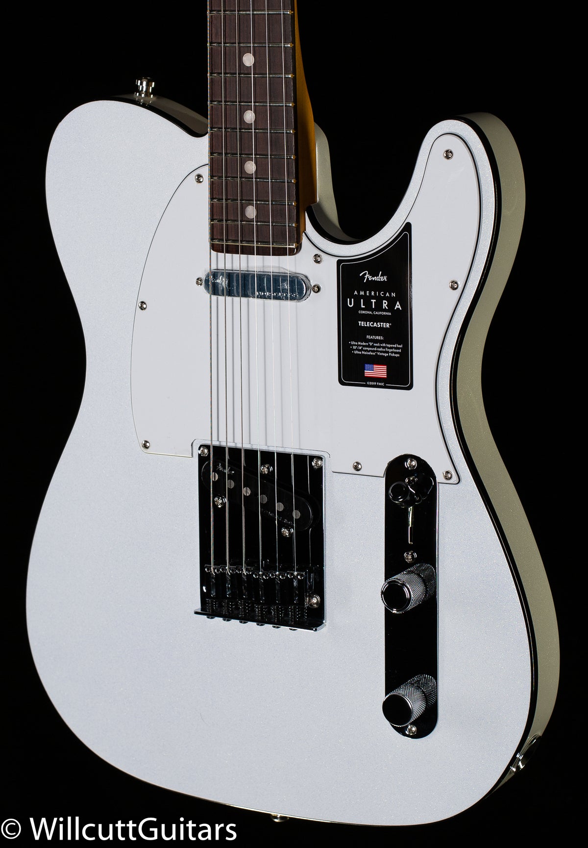 Fender American Ultra Telecaster Rosewood Fingerboard Arctic Pearl (258)