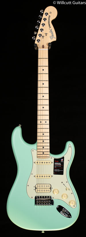 Fender American Performer Stratocaster HSS Maple Fingerboard Satin Surf Green (841)