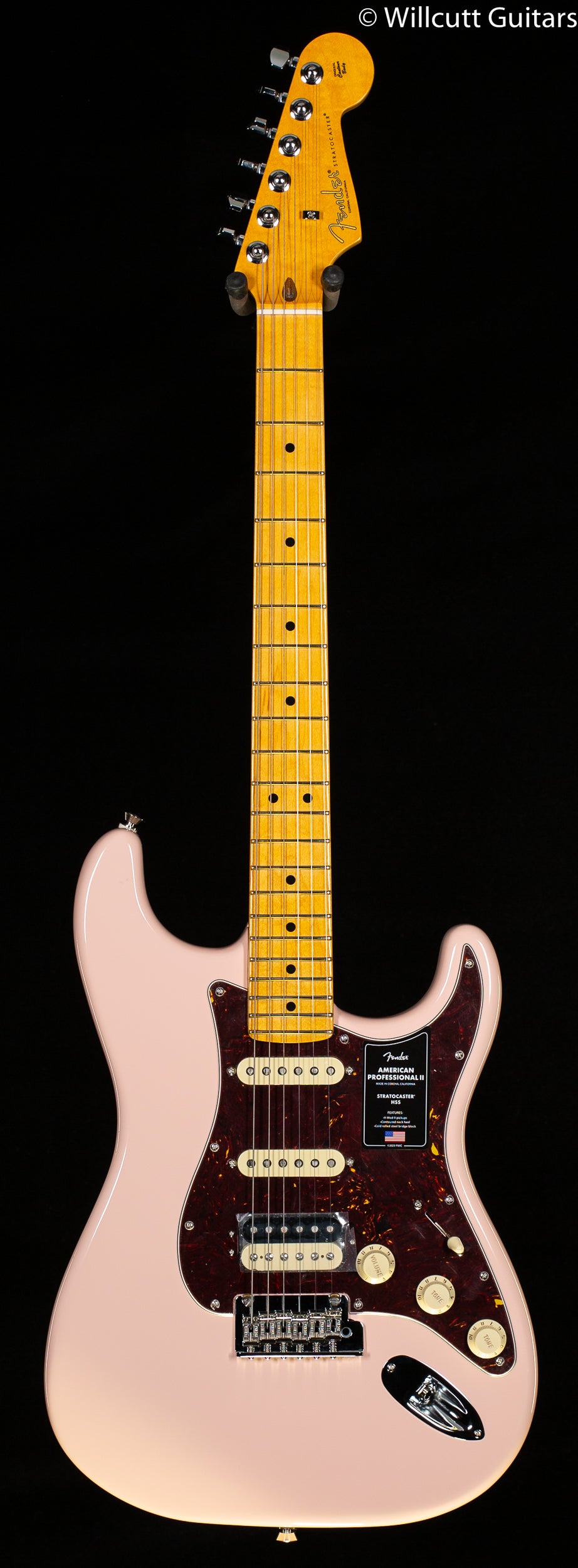 Fender Limited Edition American Professional II Stratocaster HSS Shell Pink (450)