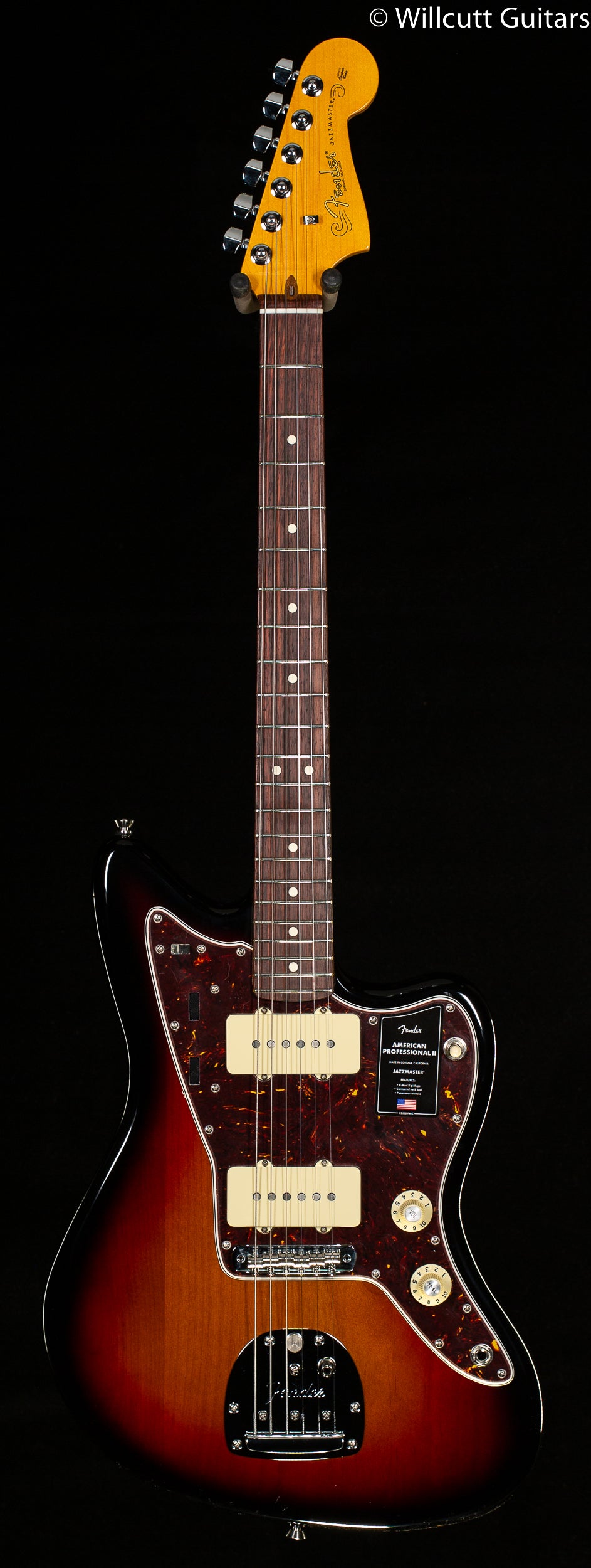 Fender American Professional II Jazzmaster Rosewood Fingerboard 3-Color Sunburst (109)