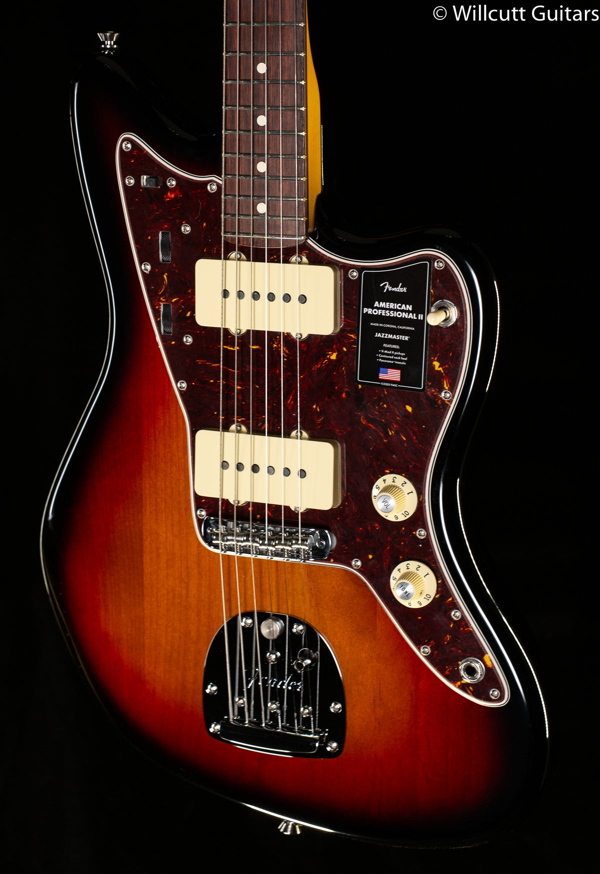 Fender American Professional II Jazzmaster Rosewood Fingerboard 3-Color Sunburst (109)
