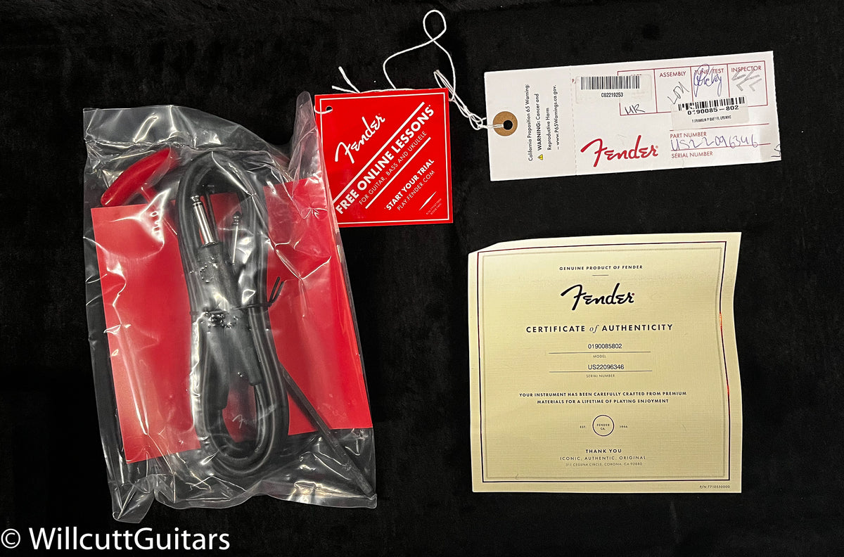 Fender Tony Franklin Fretless Precision Bass Ebony Fingerboard Lake Placid Blue (346)