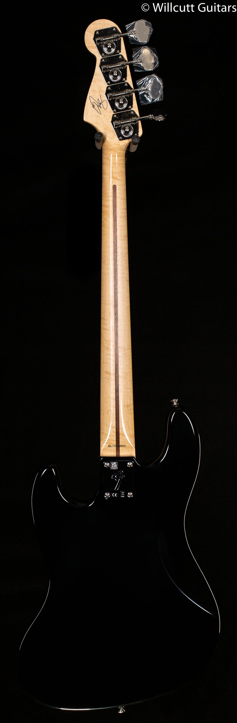 Fender USA Geddy Lee Jazz Bass Maple Fingerboard Black (953)