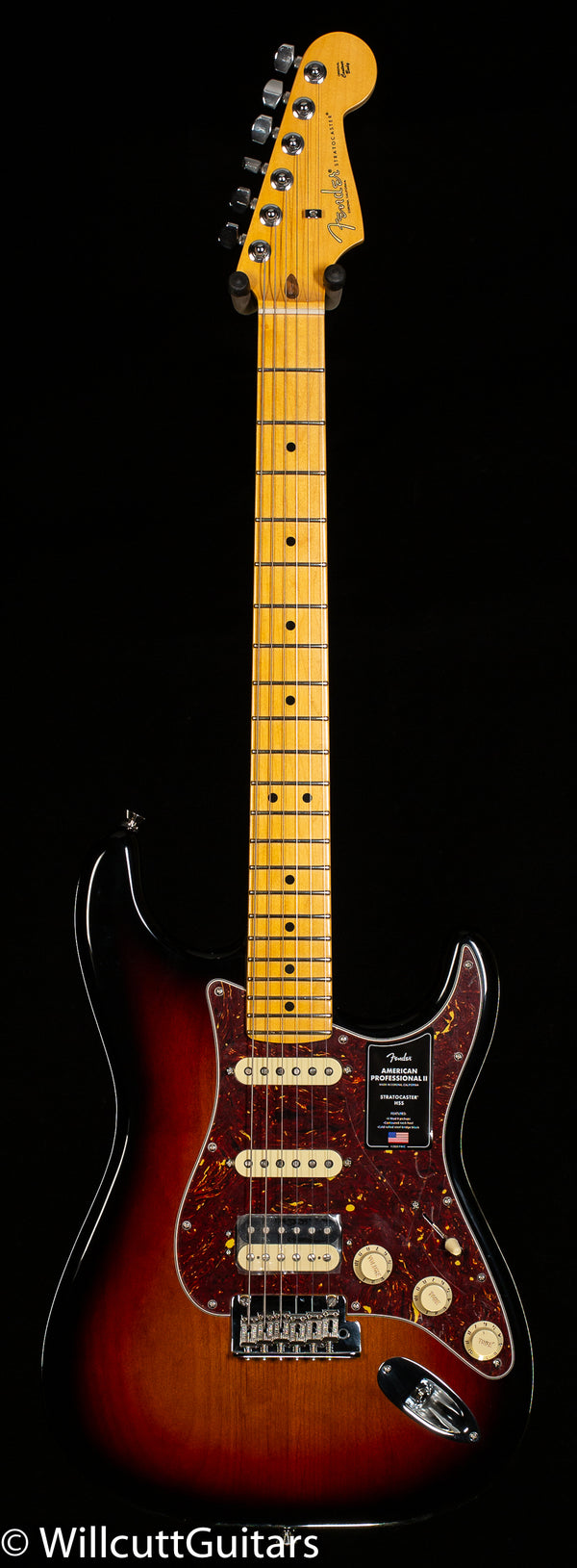 Fender American Professional II Stratocaster HSS Maple Fingerboard 3-Color  Sunburst (718)