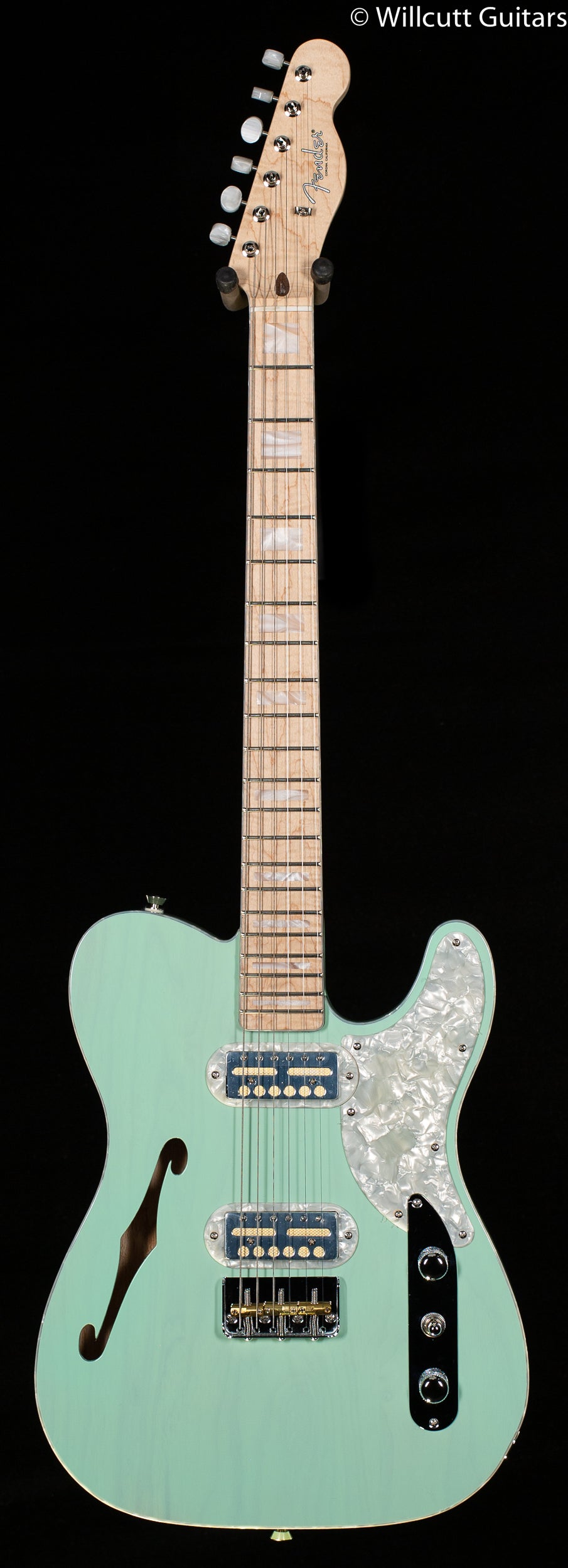 Fender Parallel Universe II Tele Magico, Maple Fingerboard, Transparent Surf Green (856)