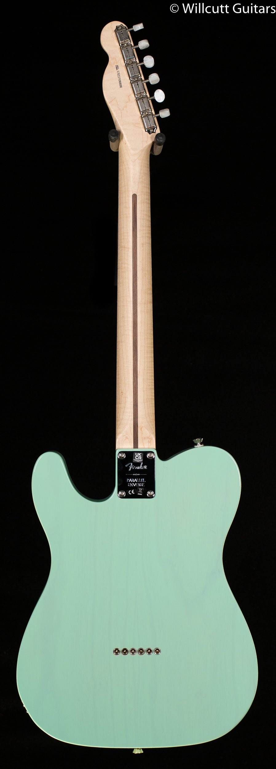 Fender Parallel Universe II Tele Magico, Maple Fingerboard, Transparent Surf Green (856)