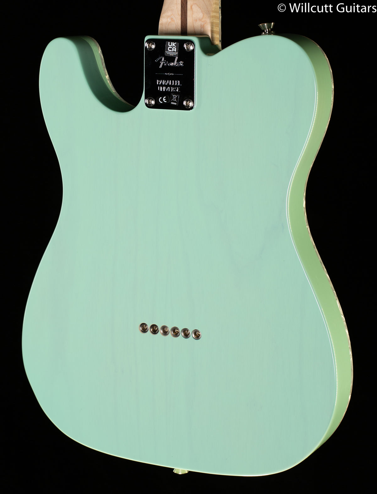 Fender Parallel Universe II Tele Magico, Maple Fingerboard, Transparent Surf Green (856)